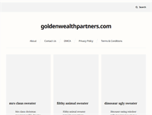 Tablet Screenshot of goldenwealthpartners.com